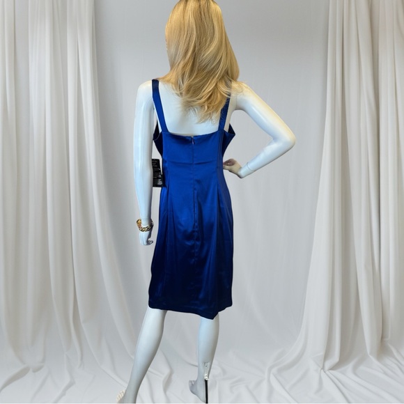 Calvin Klein Blue Sheath Midi Dress NWT